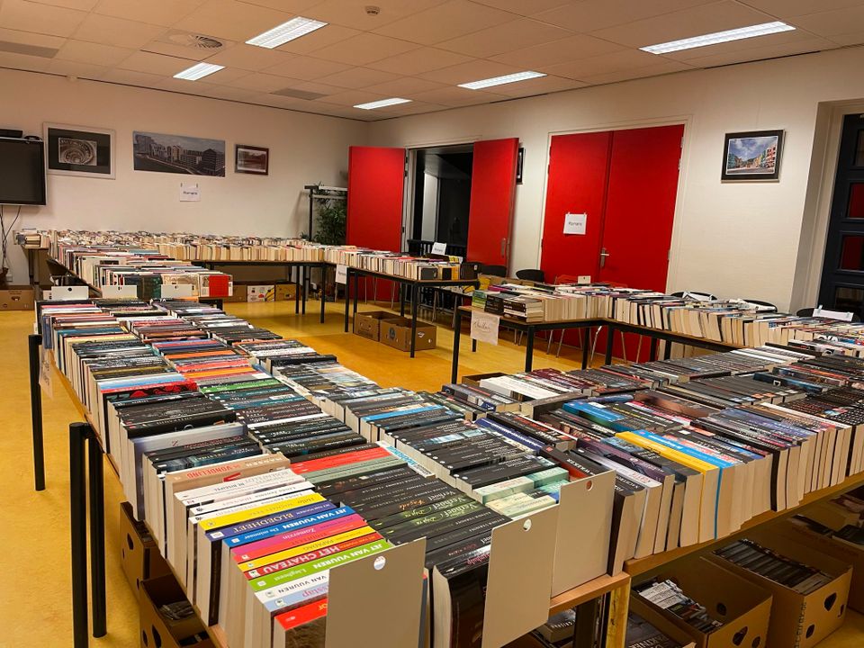 Ruimte vol met boeken
