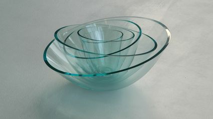 Foto van glaswerk Vijfdelige roos